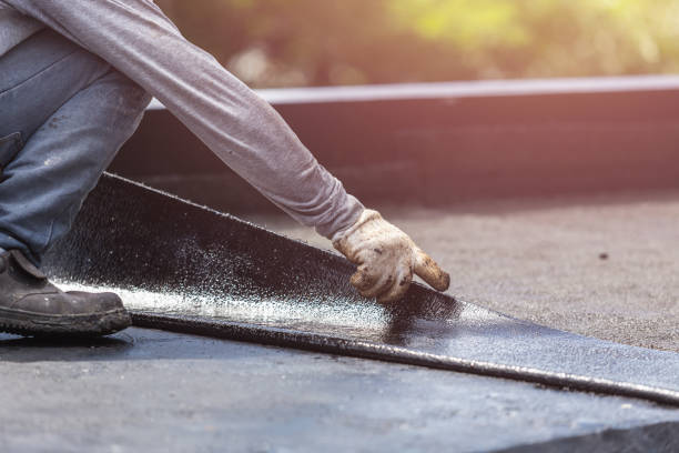 Professional Basement Waterproofing technician working in Highspire, PA